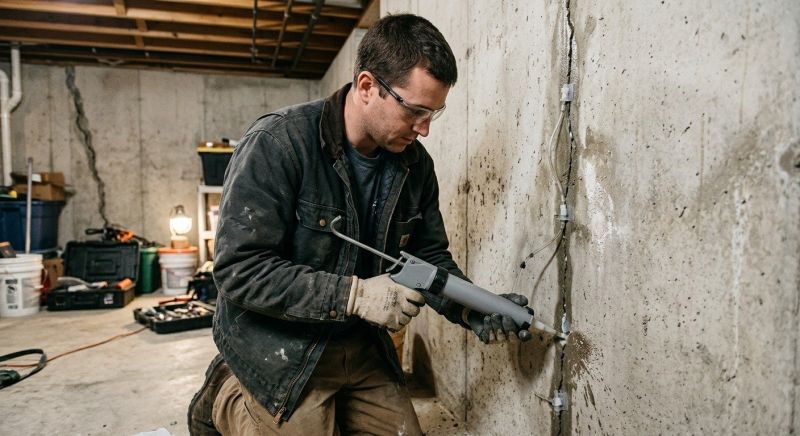 Basement Crack Repair in Douglas County, CO