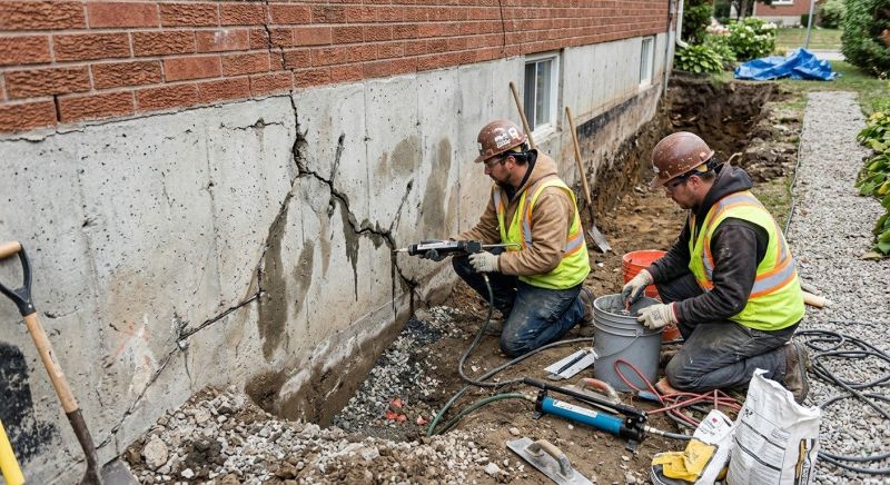 Cracked Foundation Repair in Littleton, CO
