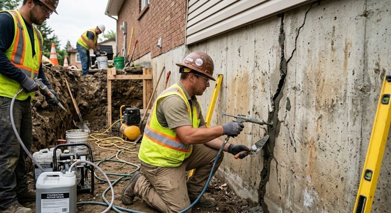 Cracked Foundation Repair in Parker, CO