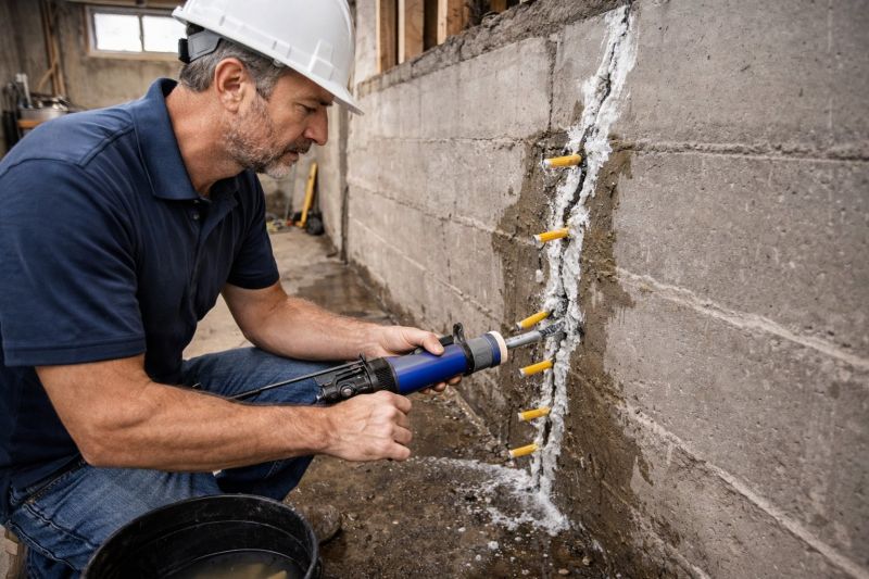 Foundation Crack Sealing in Douglas County, CO