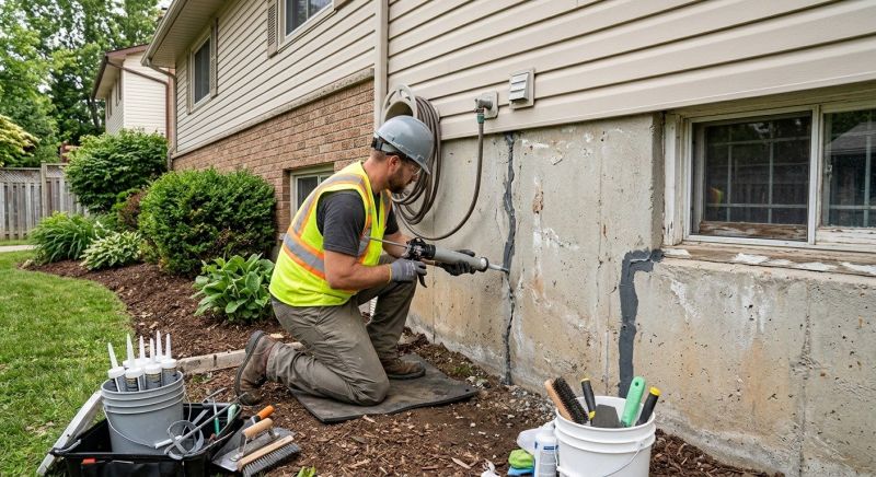 Foundation Crack Sealing in Douglas County, CO