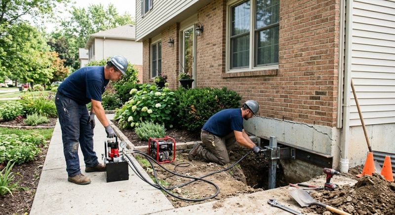 Foundation Jacking in Aurora, CO