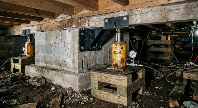 Foundation Jacking in Conifer, CO