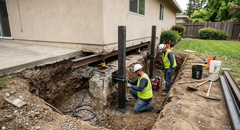 Foundation Pier Repair in Douglas County, CO