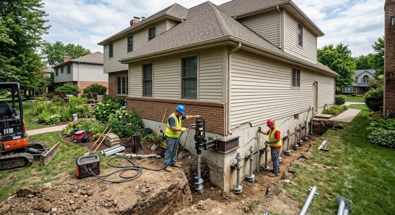 Helical Piers Installation in Douglas County, CO