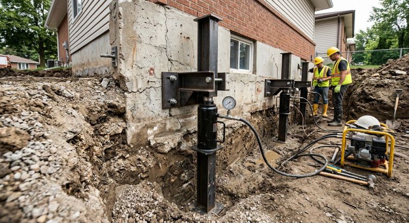 Sinking Foundation Lifting in Douglas County, CO