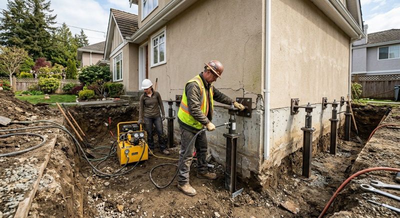 Sinking Foundation Repair in Aurora, CO