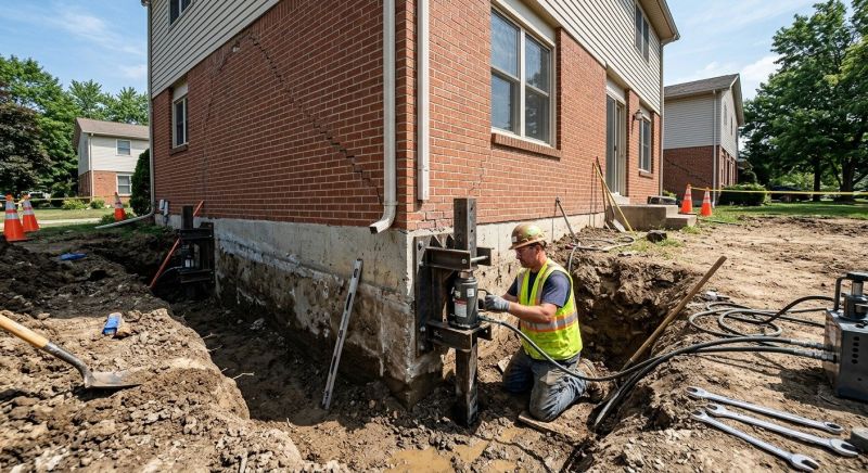 Sinking Foundation Repair in Aurora, CO