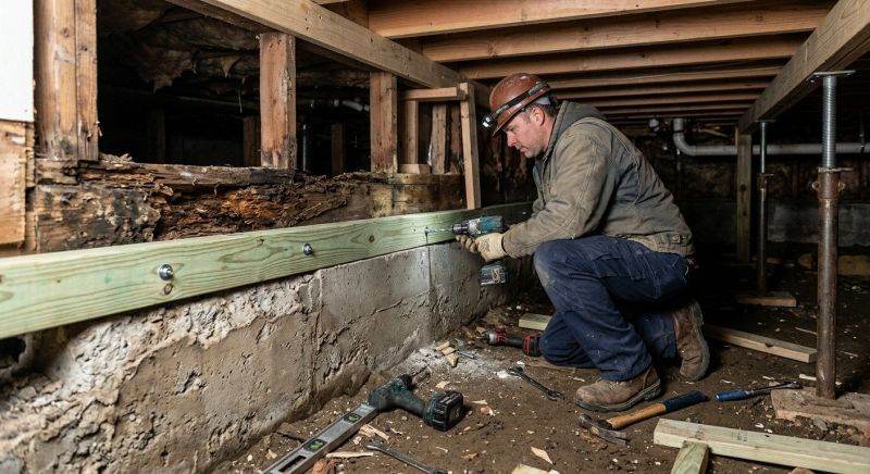 Sinking Foundation Repair in Elizabeth, CO