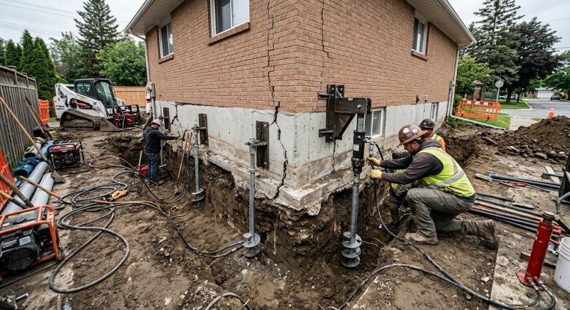 Sinking Foundation Repair in Jefferson County, CO