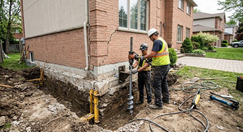 Sinking Foundation Repair in Douglas County, CO