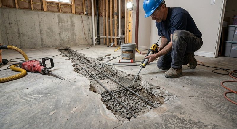 Slab Foundation Repair in Douglas County, CO