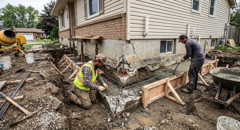 Slab Foundation Repair in Douglas County, CO